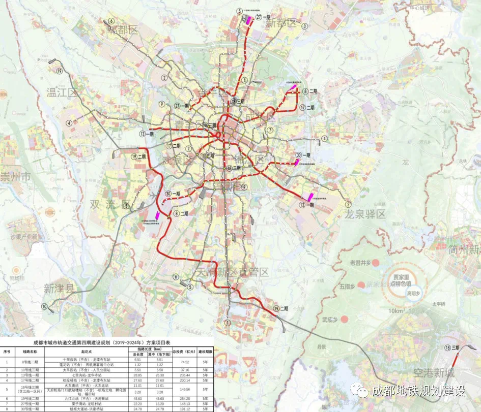 成都最新地铁线路图全景概览